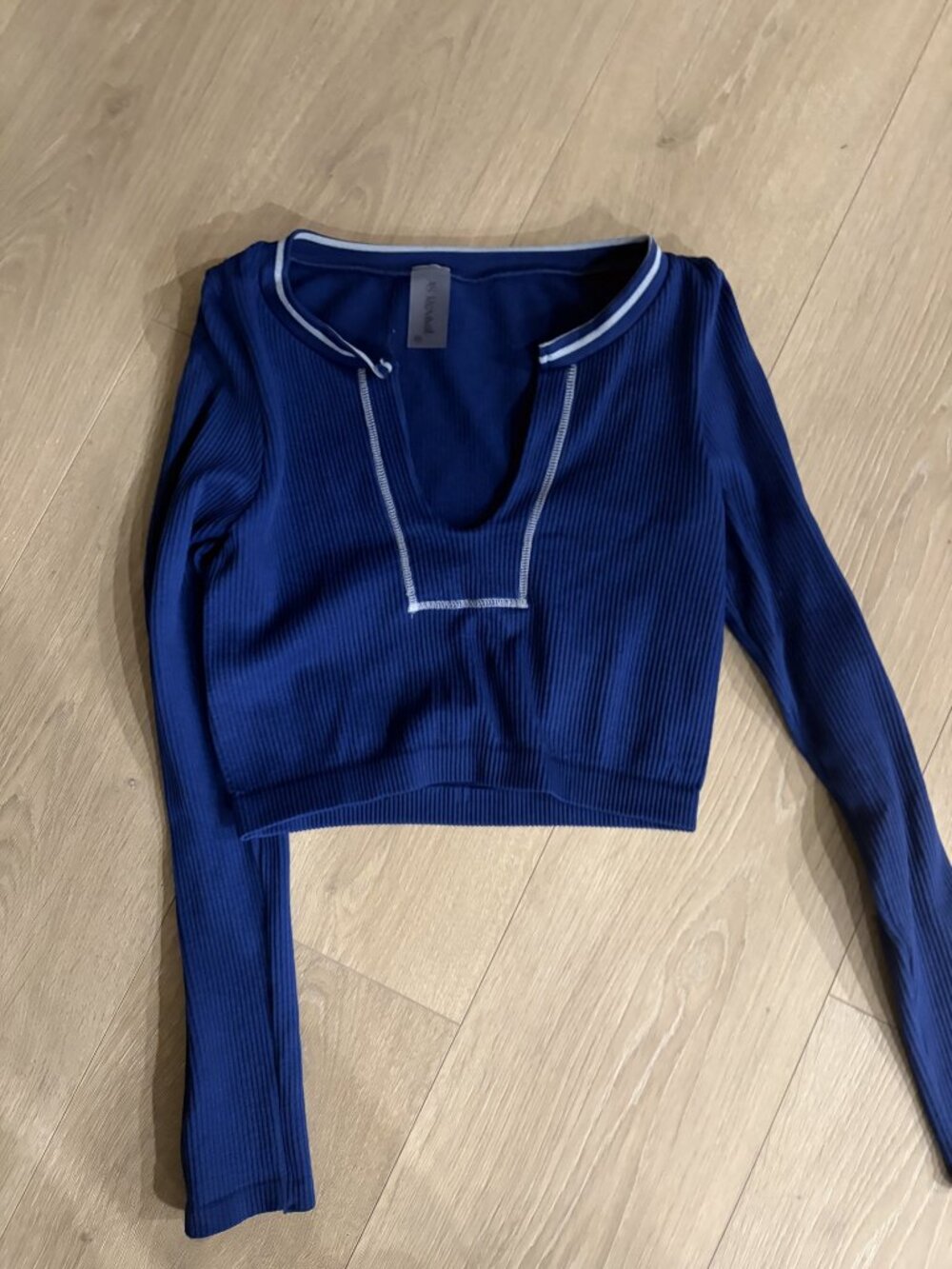 Blue Crop - Long Sleeved